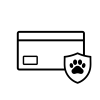 Pictogramme d'une carte de paiement